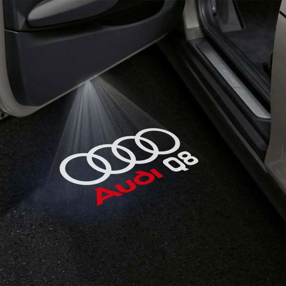 Audi Q8 Premium Door Puddle Lights Multiple Designs 2018-2026 1