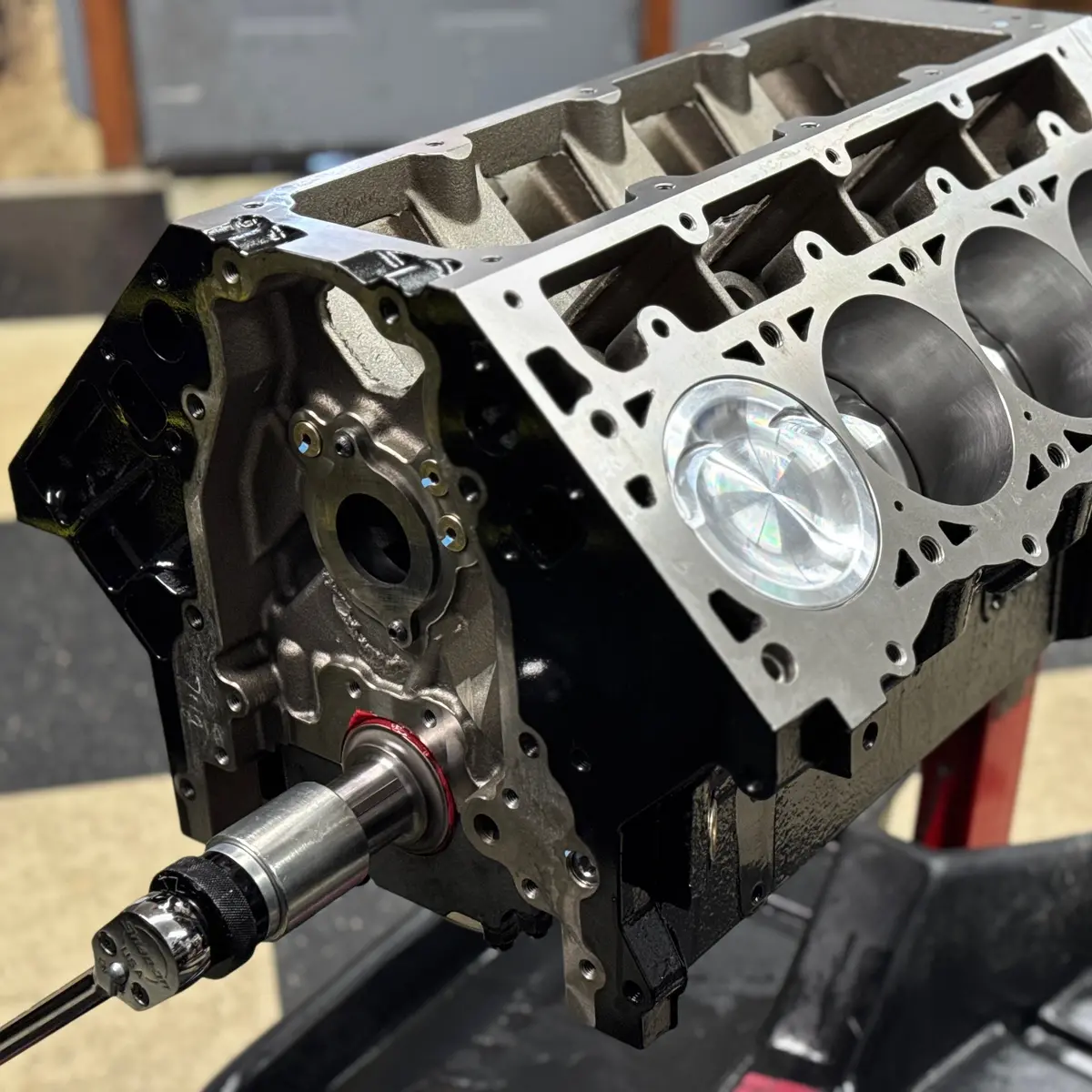 427Ci Dart Ls Next Iron Short Block For Boost, 1/2" Head Studs Included 1