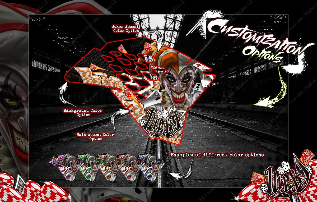 'Lucky' Themed Chassis Skin Made To Fit Tekno Series | Eb48 | Eb410 | Et48 | Et410 | Mt410 | Mt48 | Nb48 | Nt48 | Sct410 2