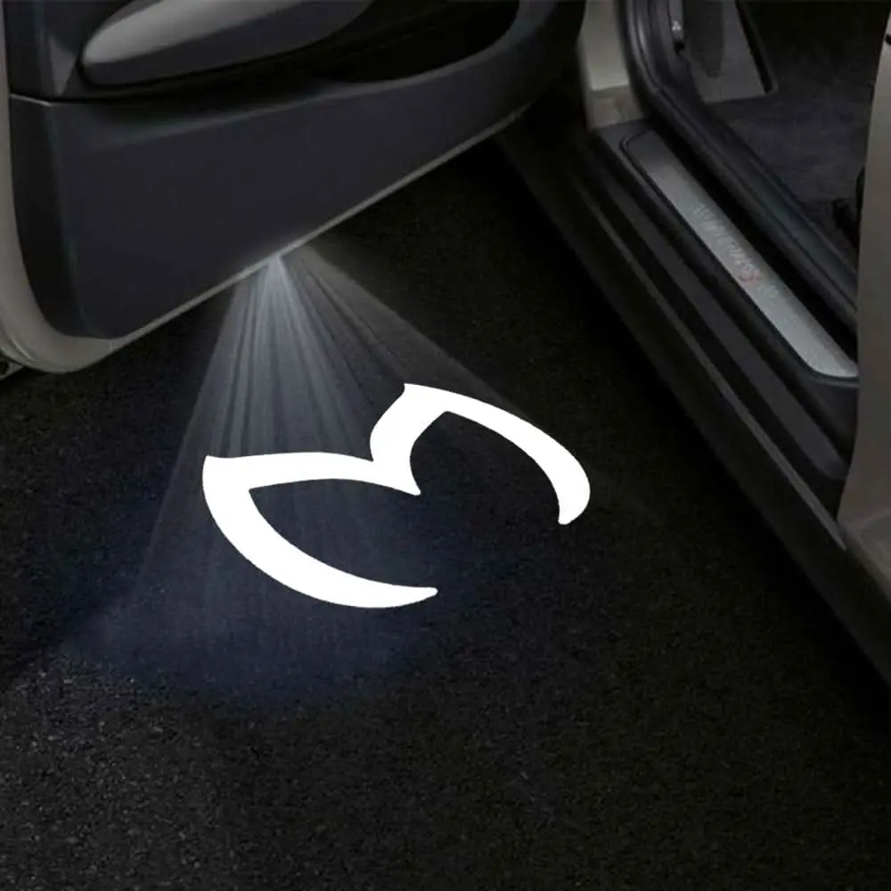 Mazda Ruiyi Premium Door Puddle Lights Multiple Designs 2009-2015 10