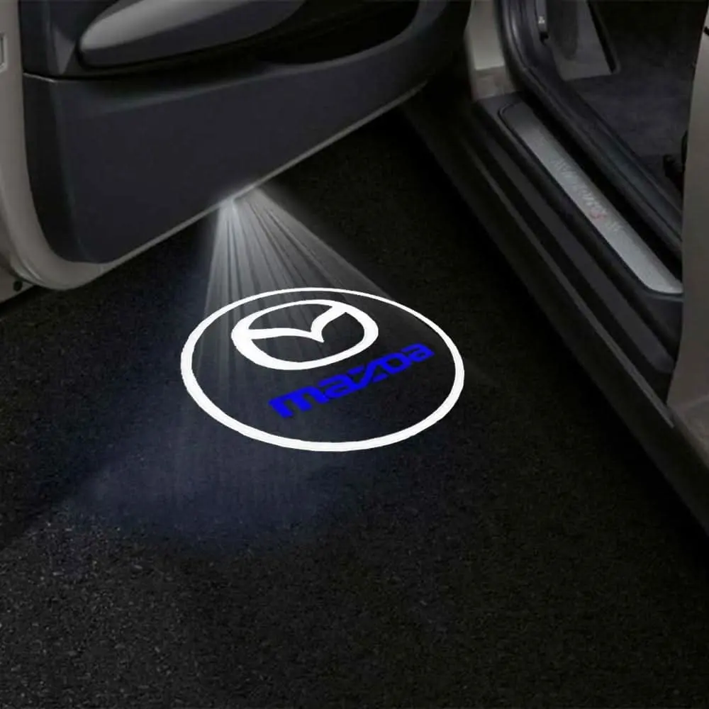 Mazda Ruiyi Premium Door Puddle Lights Multiple Designs 2009-2015 11
