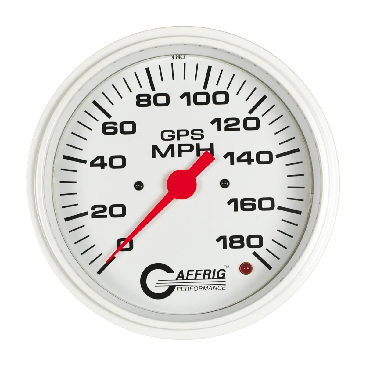 Gaffrig Part #4545 4 5/8 Inch Gps Analog 180 Mph Speedometer Marine Boat Gauge Head Only White 1