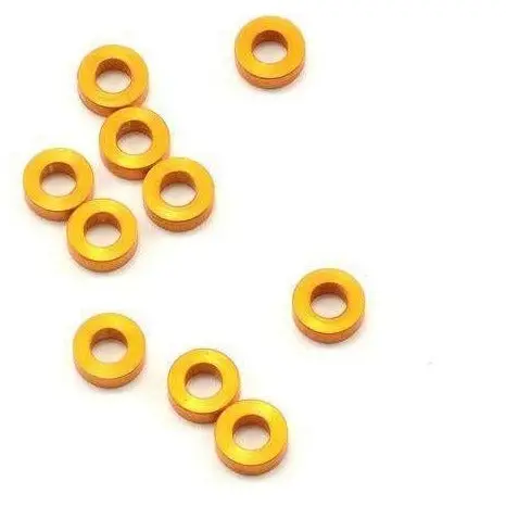 T4 Alu Shim 3X6x2.0Mm - Orange Or Black (10) 1