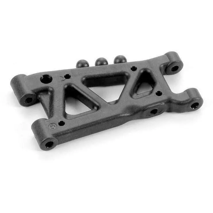 Xray T4 Rear Suspension Arm - Graphite - 1-Hole 1