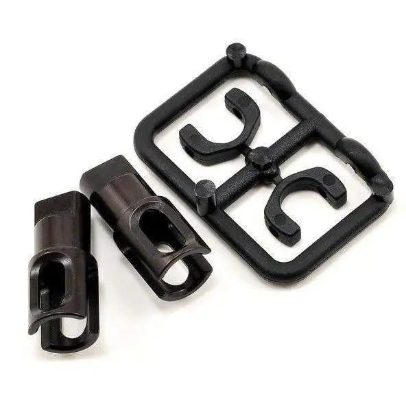 Xray T4 Steel Solid Axle Driveshaft Adapters - Hudy Spring Steel 1