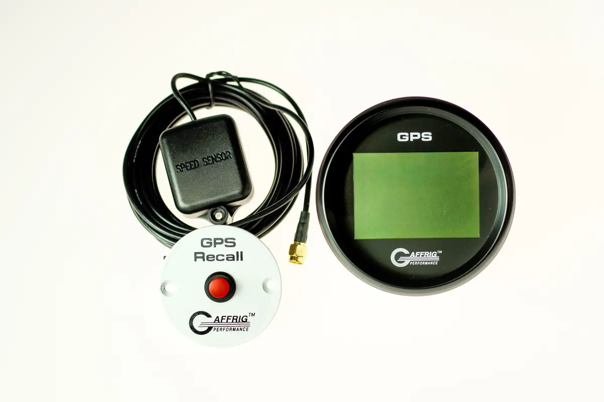 Gaffrig Part #184020 3 3/8 Inch Gps Gauge Digital 999 Mph Black Speedometer Kit 1