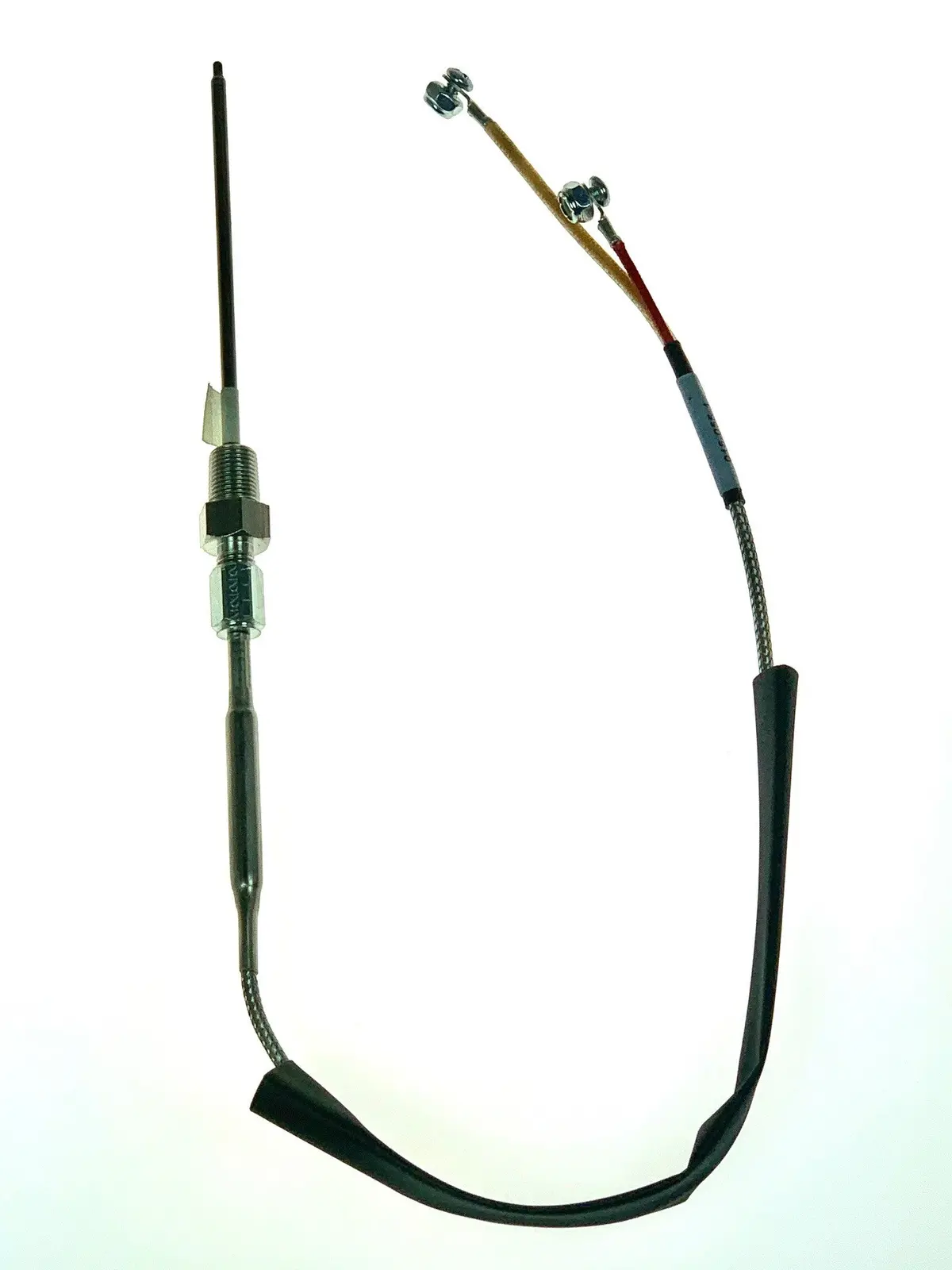 Gaffrig Part #9276 Thin Pyrometer Probe With 1/8 Npt Fitting And Heat Shrink Grounded For Models 6024, 6524, 6824, 6026, 6526, 6826 1