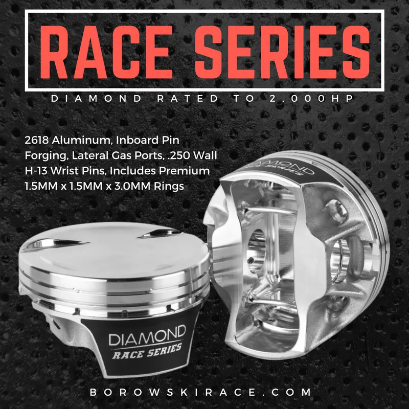 Diamond Race Series Ls Pistons - 2,000Hp Rated, Ls3, Dish 1