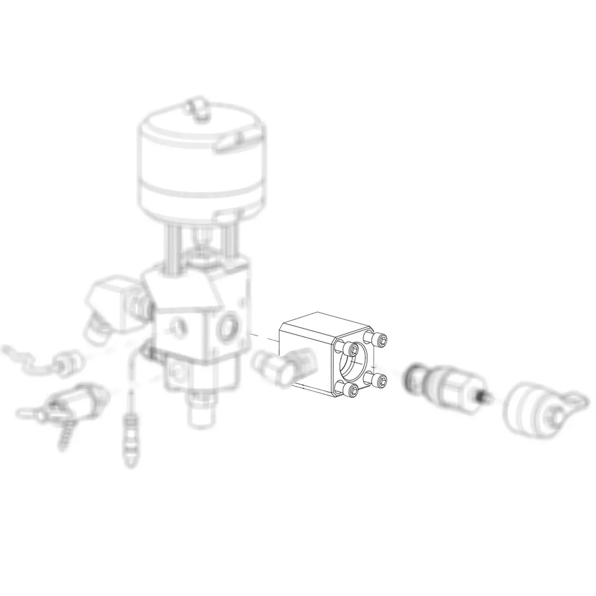 15J594 - Housing, Check Valve 1