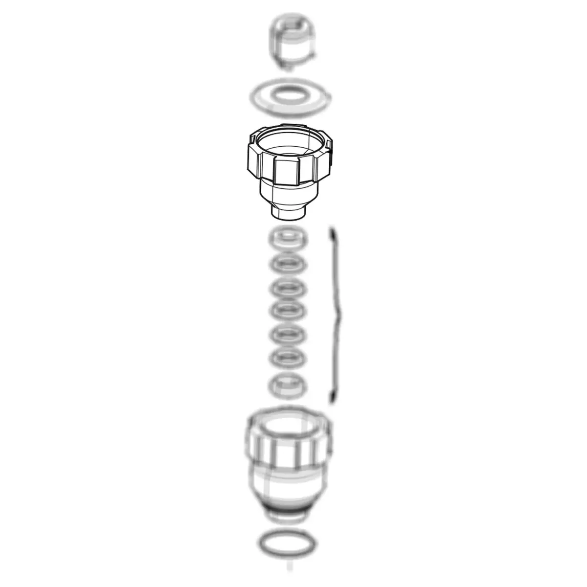 15K031 - Packing Nut (220Cc, 250Cc, 290Cc) 1