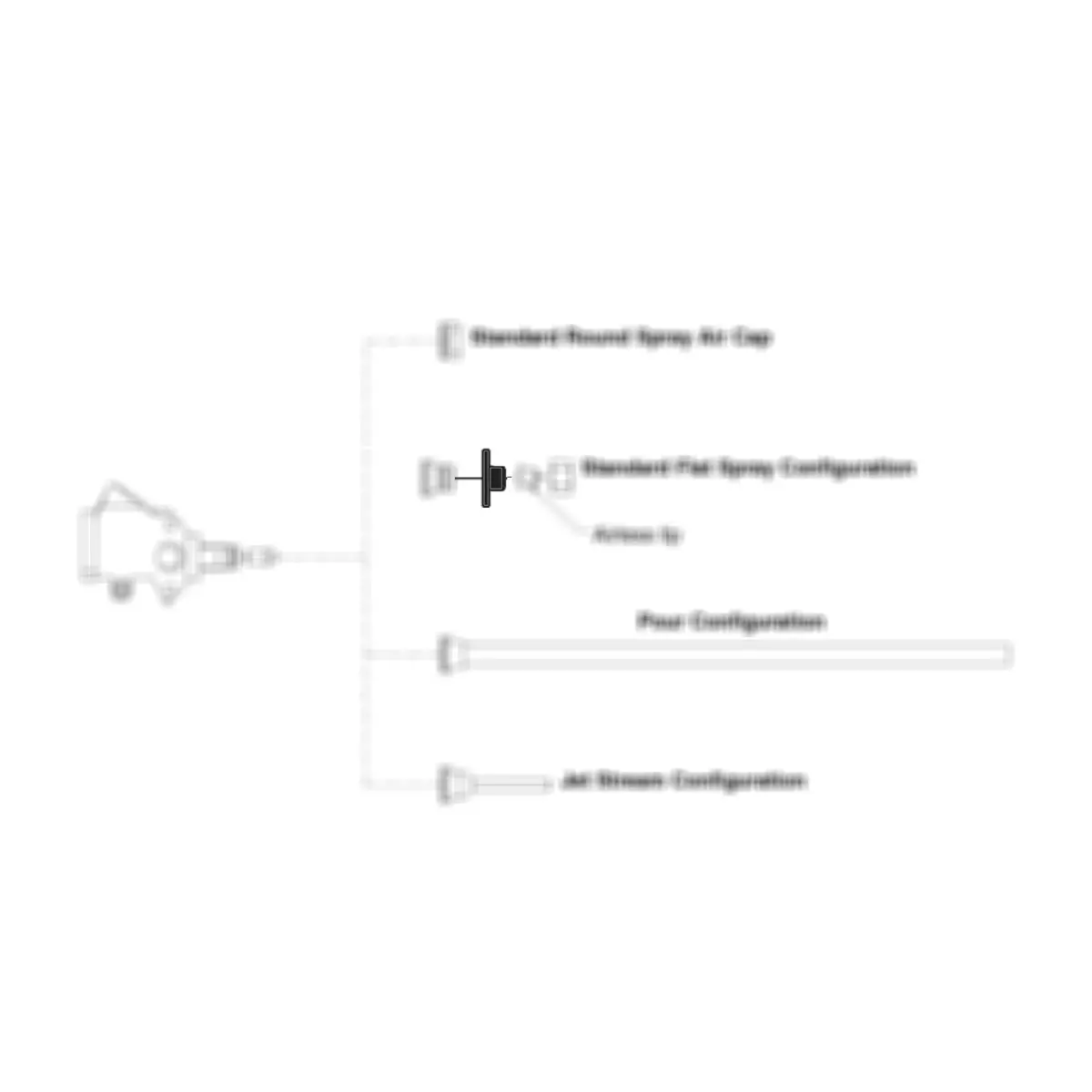 16V976 - Long Nozzle Seal ,Fluid 1