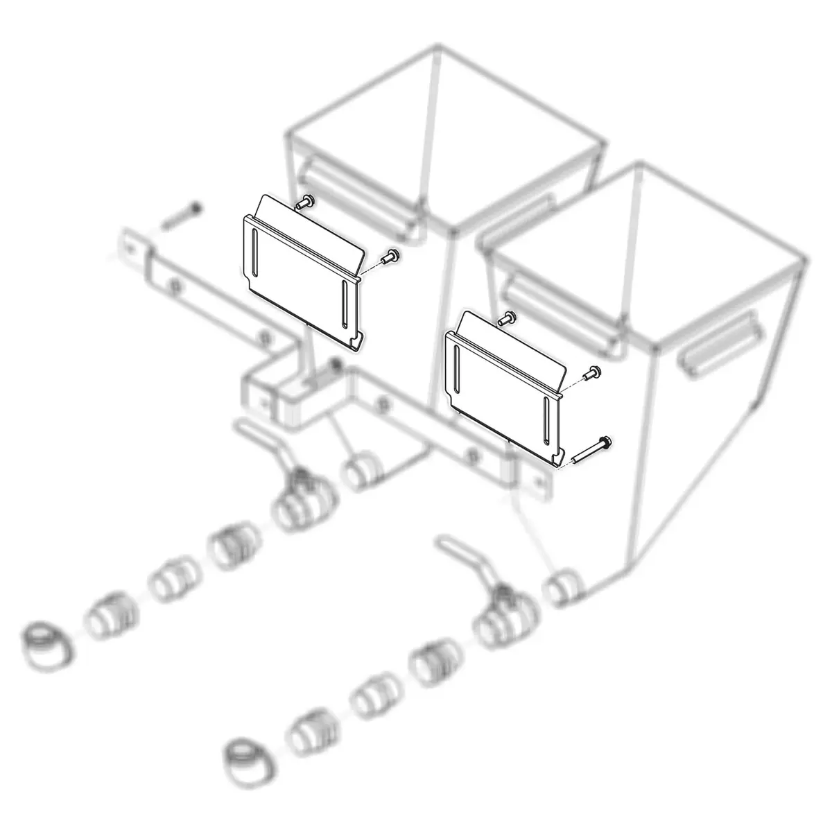 17G707 - Bracket, Hopper 1