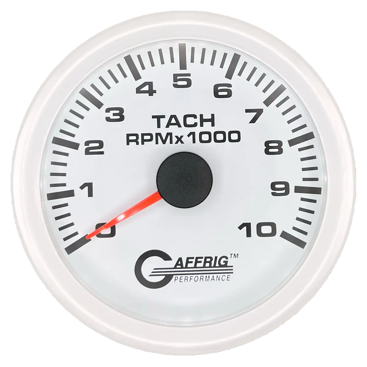 Gaffrig Part #184750 3 3/8 Inch Electric Tachometer Marine Boat Gauge 0-10000 Rpm White 13