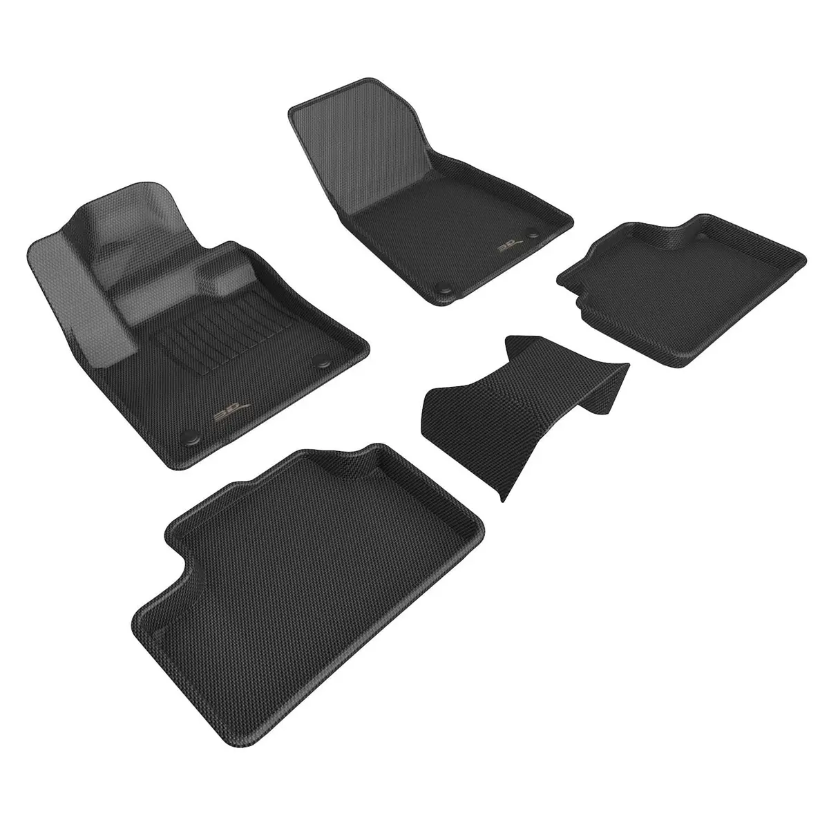 3D Maxpider Custom Fit All-Weather Kagu Series Lhd Floor Mats For Volvo Xc40 Recharge 2022-2024 1
