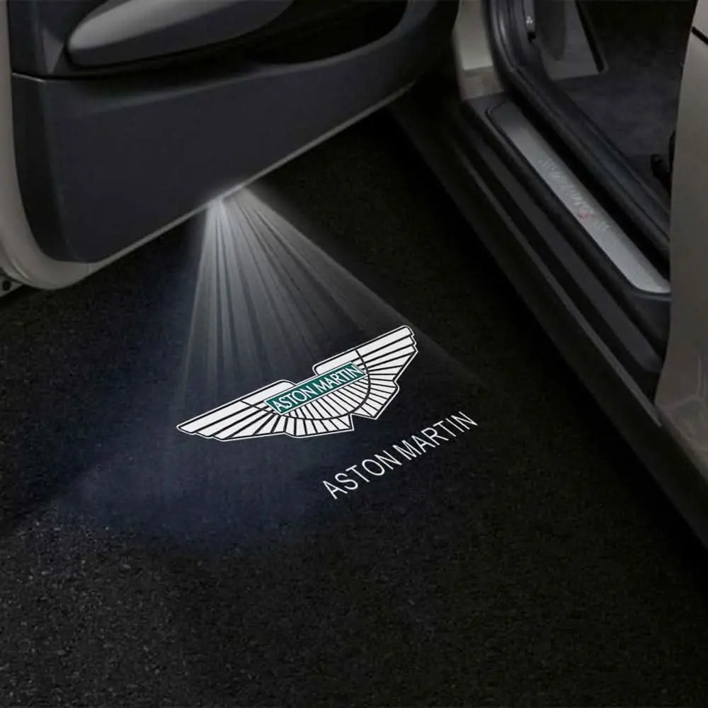 Aston Martin Virage Premium Door Puddle Lights Multiple Designs 2011–2012 1