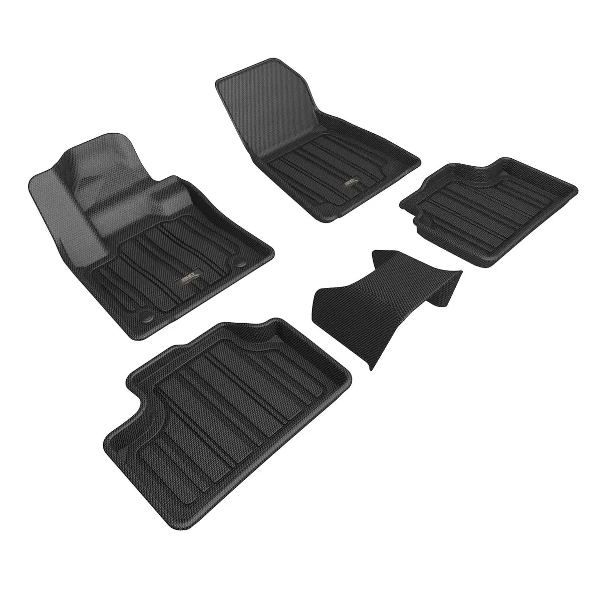 3D Maxpider Custom Fit All-Weather Elitect Series Lhd Floor Mats For Volvo Ec40 5 Seat 2026 1