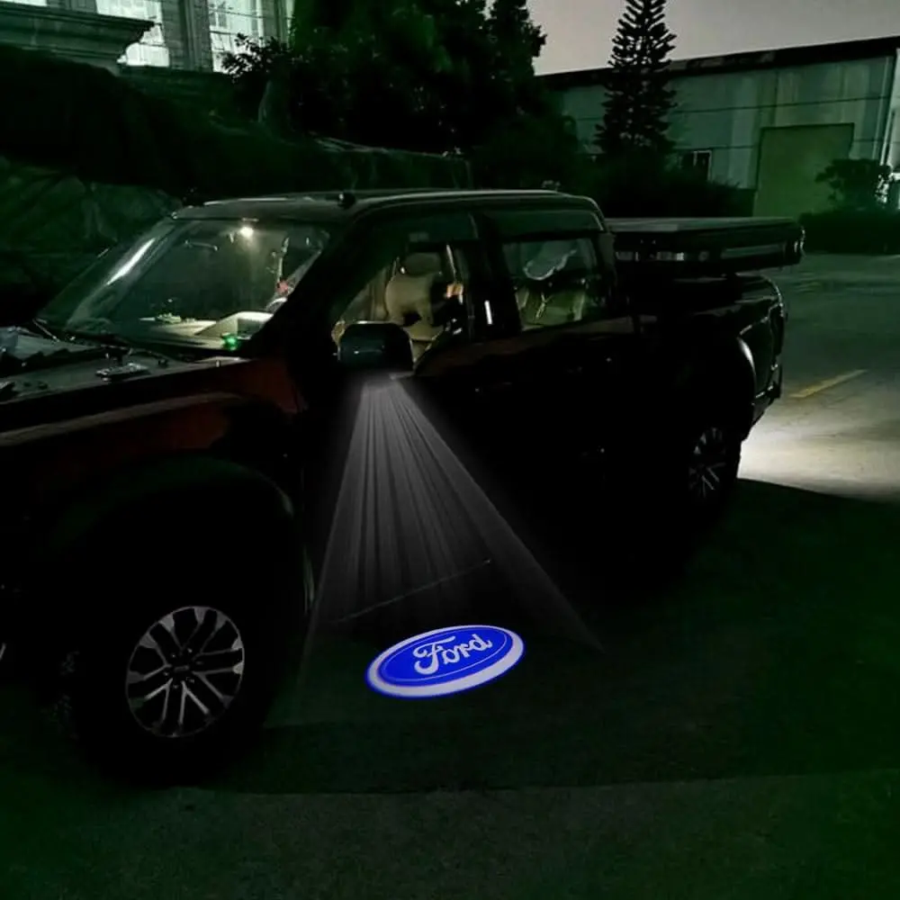 Premium Led Side Wing Mirror Projector Puddle Approach Lights For Ford F450 - 2017-2026 1