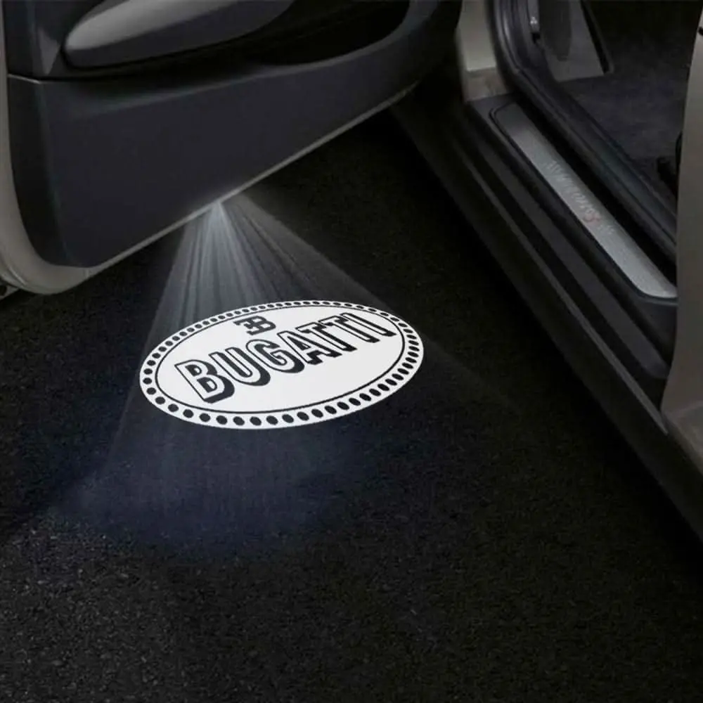 Bugatti Chiron Premium Door Puddle Lights Multiple Designs 2016–2026 1