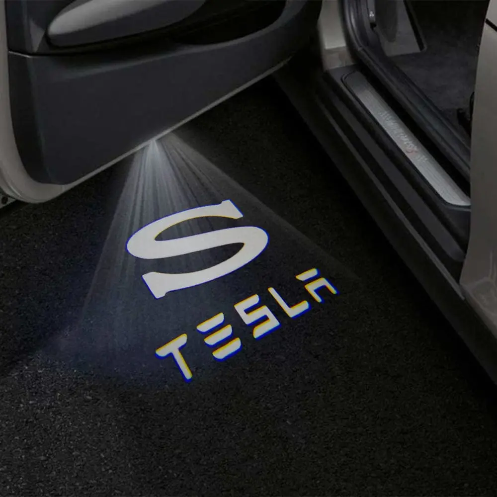 Tesla Model S Premium Door Puddle Lights Multiple Designs 2021-2026 1
