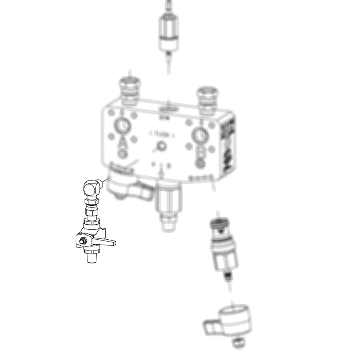 2007057 - Teflon Ball Valve, 1/4" Mbe 1