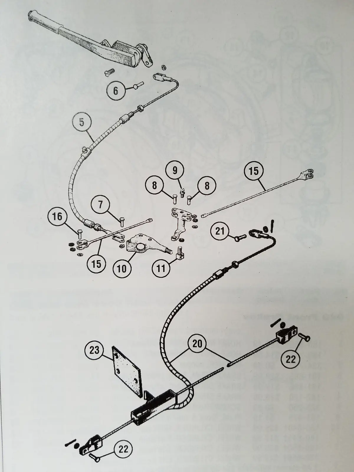 Handbrake Cable Clevis Kit (Thru '76.5) 1