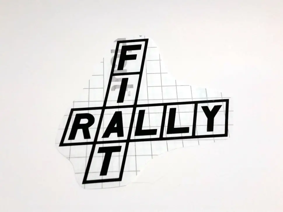 Fiat Rally Vinyl Decal Abarth 1