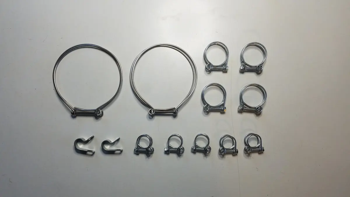 Original Issue Hose Clamp Set (Bugeye Only) 1