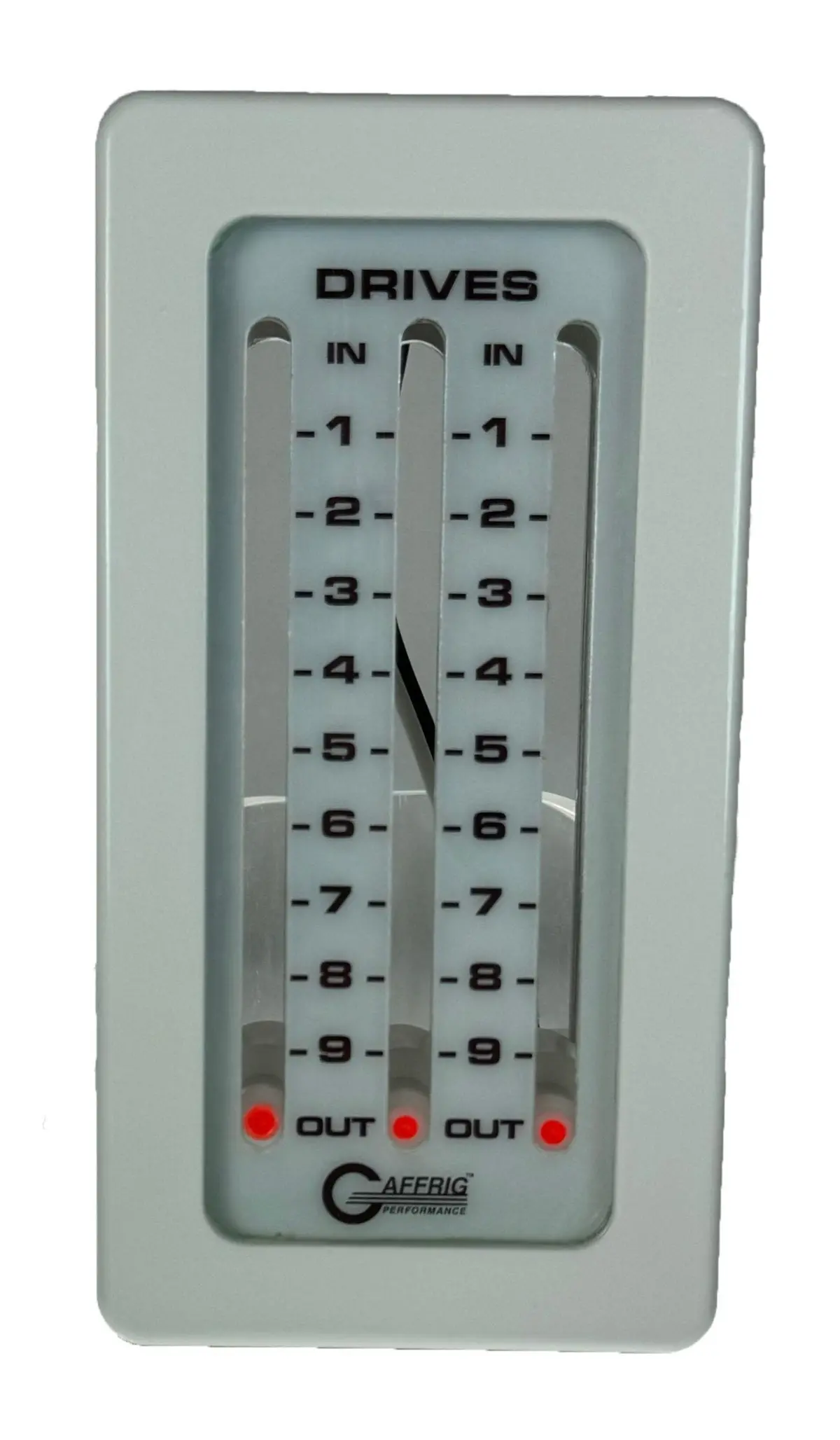 Gaffrig 202 Mechanical Indicator with Triple Drive and Mercury-Activated White Card Display