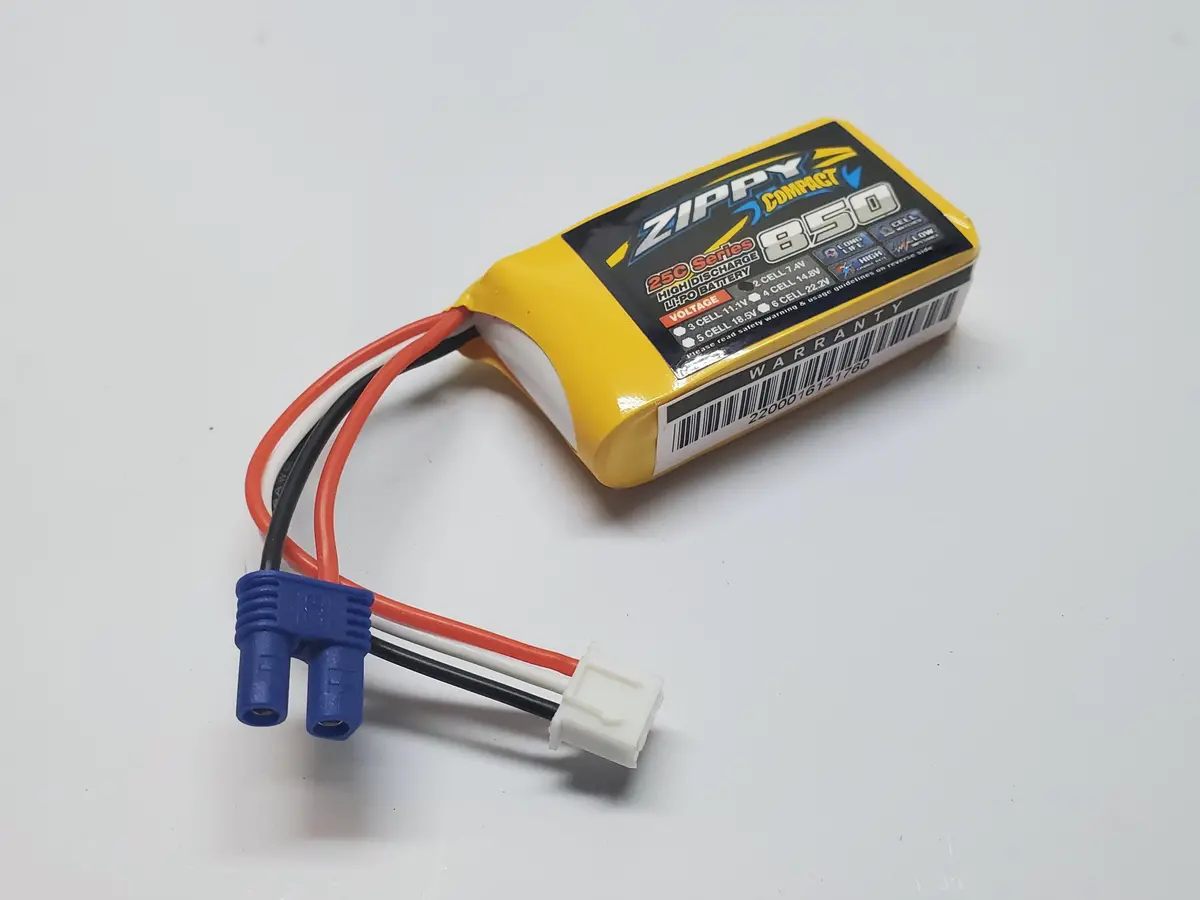 2S Lipo 850Mah - For Losi Mini-T 2.0 1