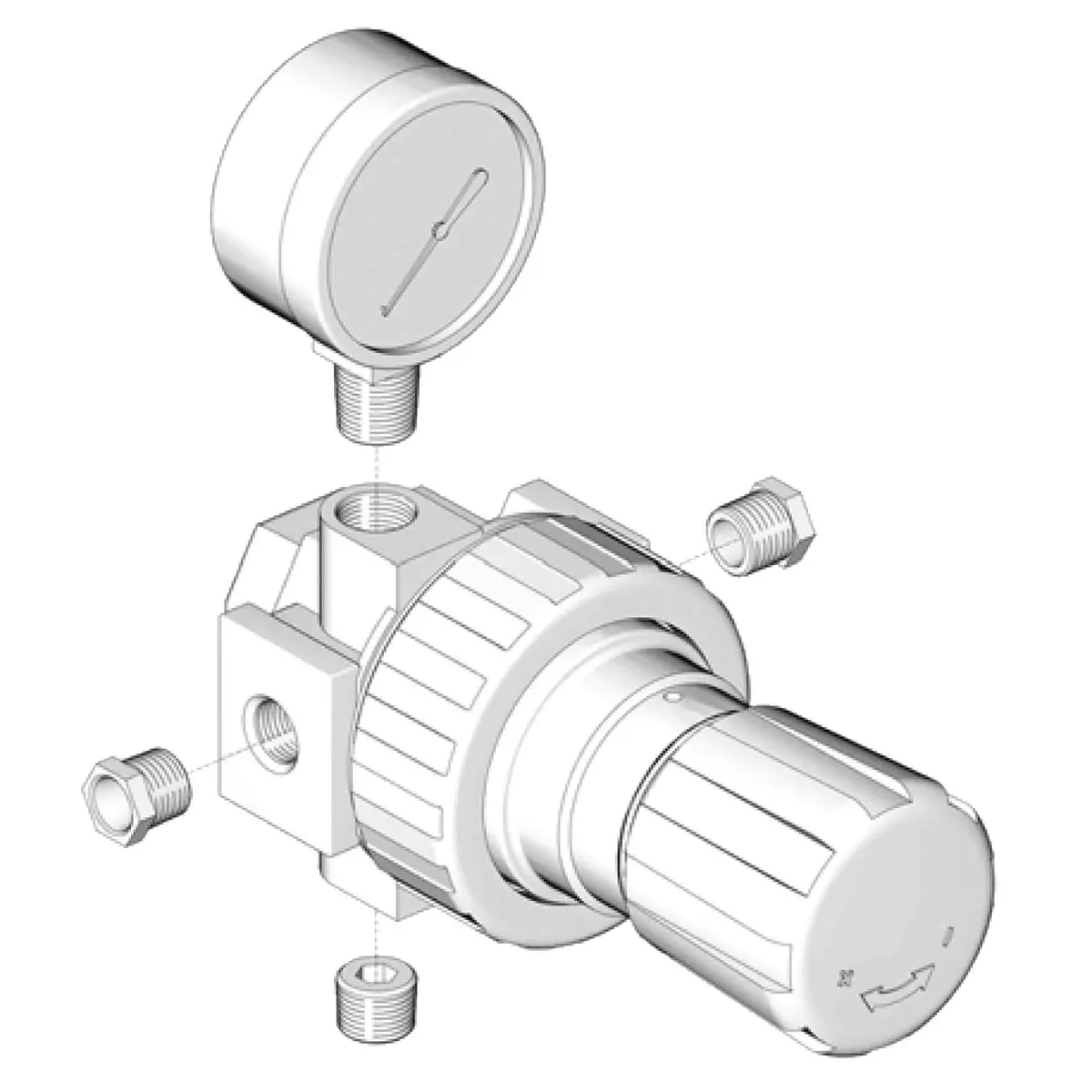 202156 - Air Regulator And Gauge 1