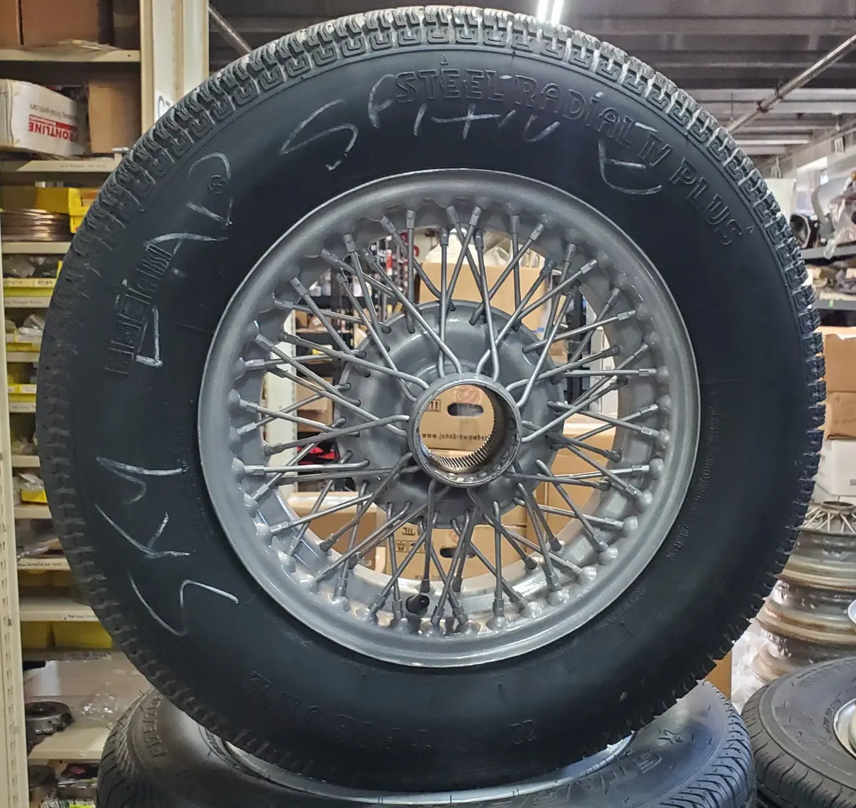 Used 13" Wire Wheel For Spare Tire (Priced Individually) 1