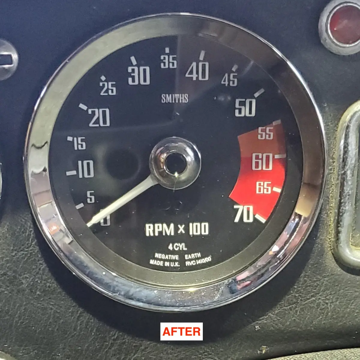 Late Spridget/Mgb 3 1/2" Electronic Tachometer (1968-Up) 1