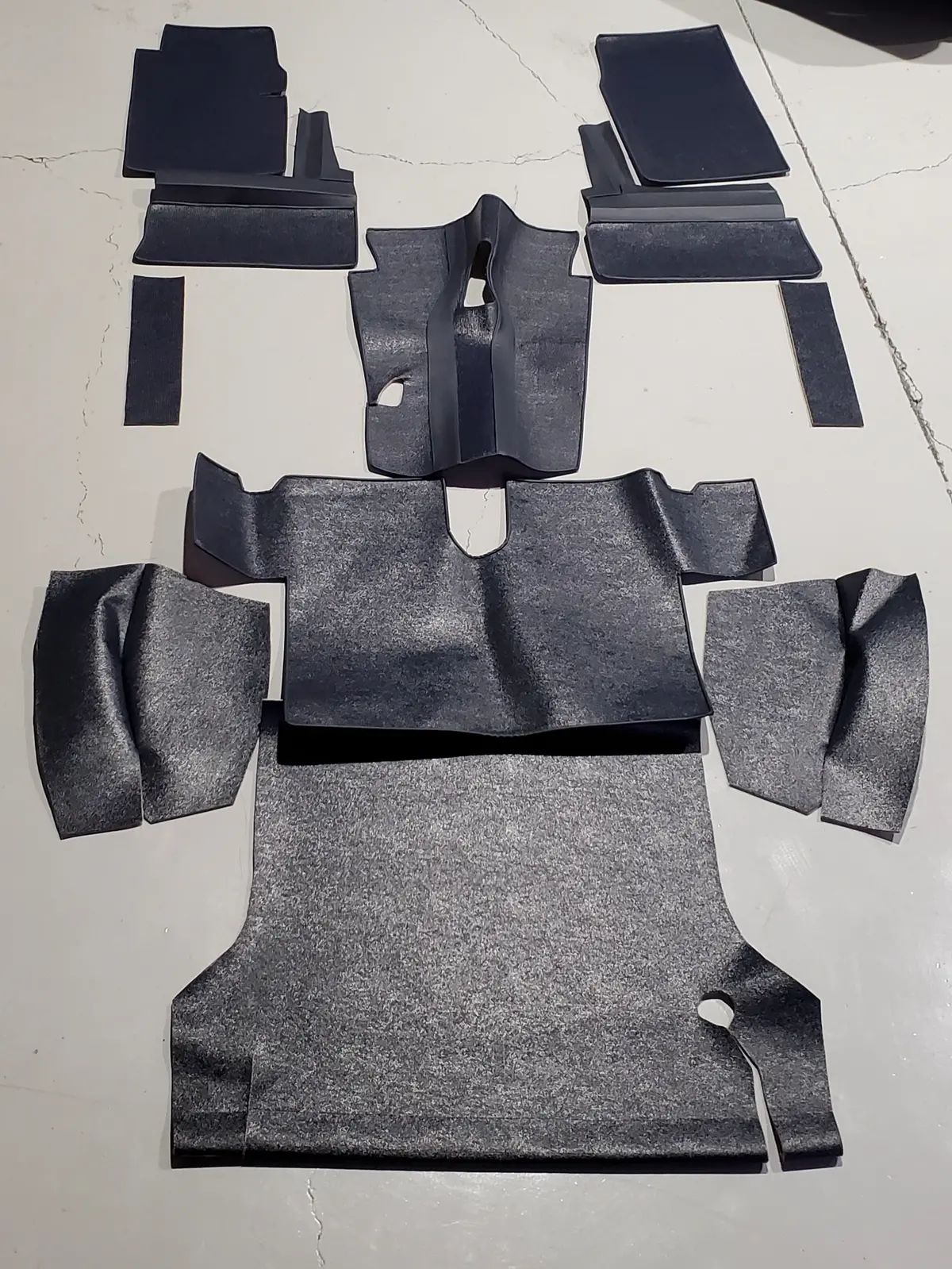 501 Early Bugeye Floor Mat Kit 1
