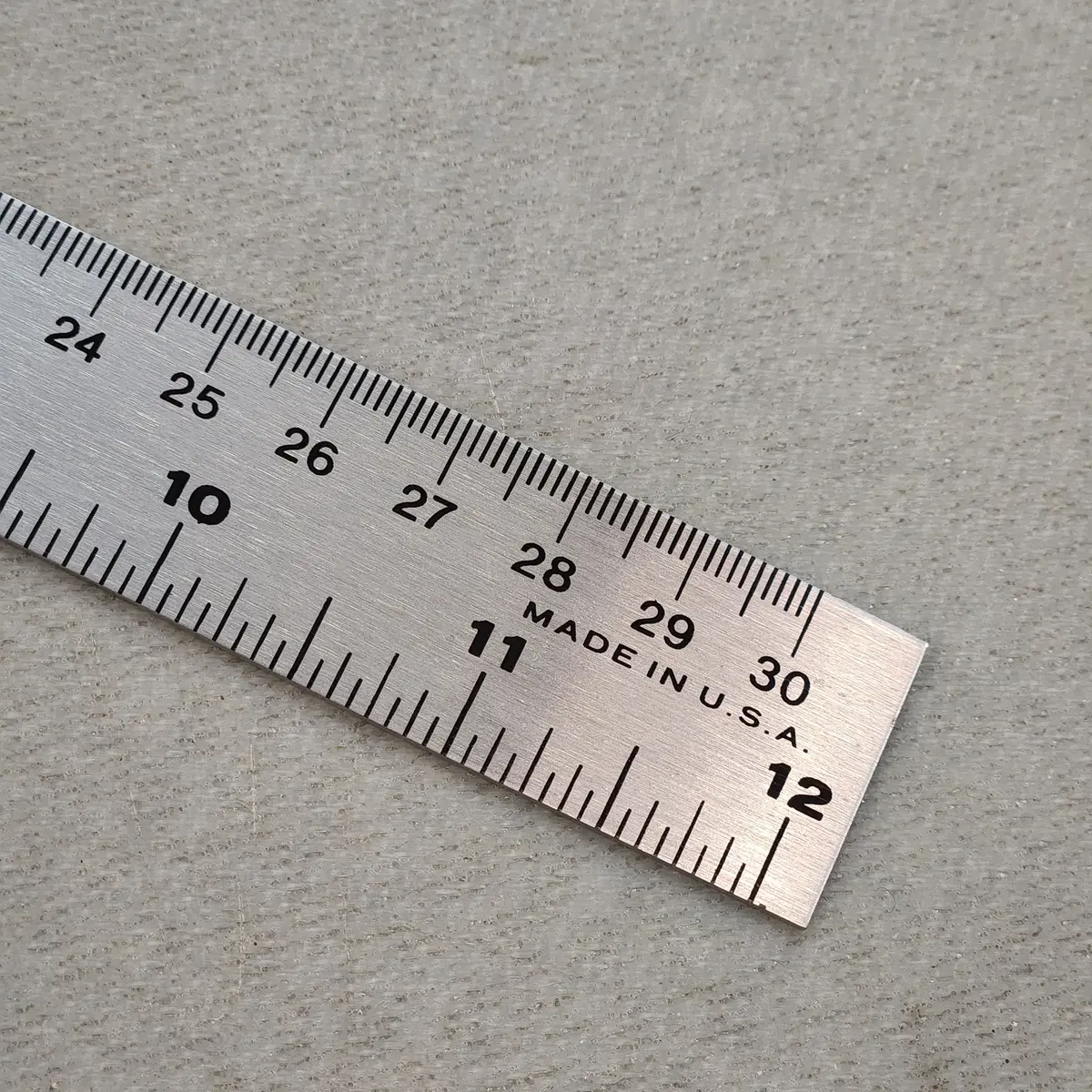 12" Aluminum Ruler 1