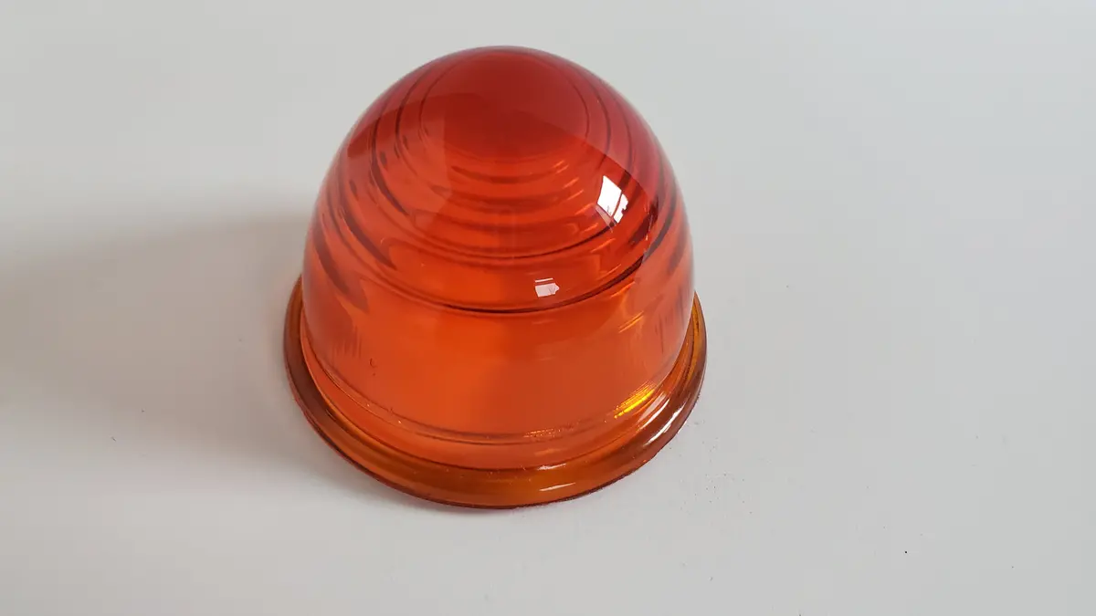 Amber Glass Beehive Turn Signal Lens (European Spec) (Bugeye Only) 1