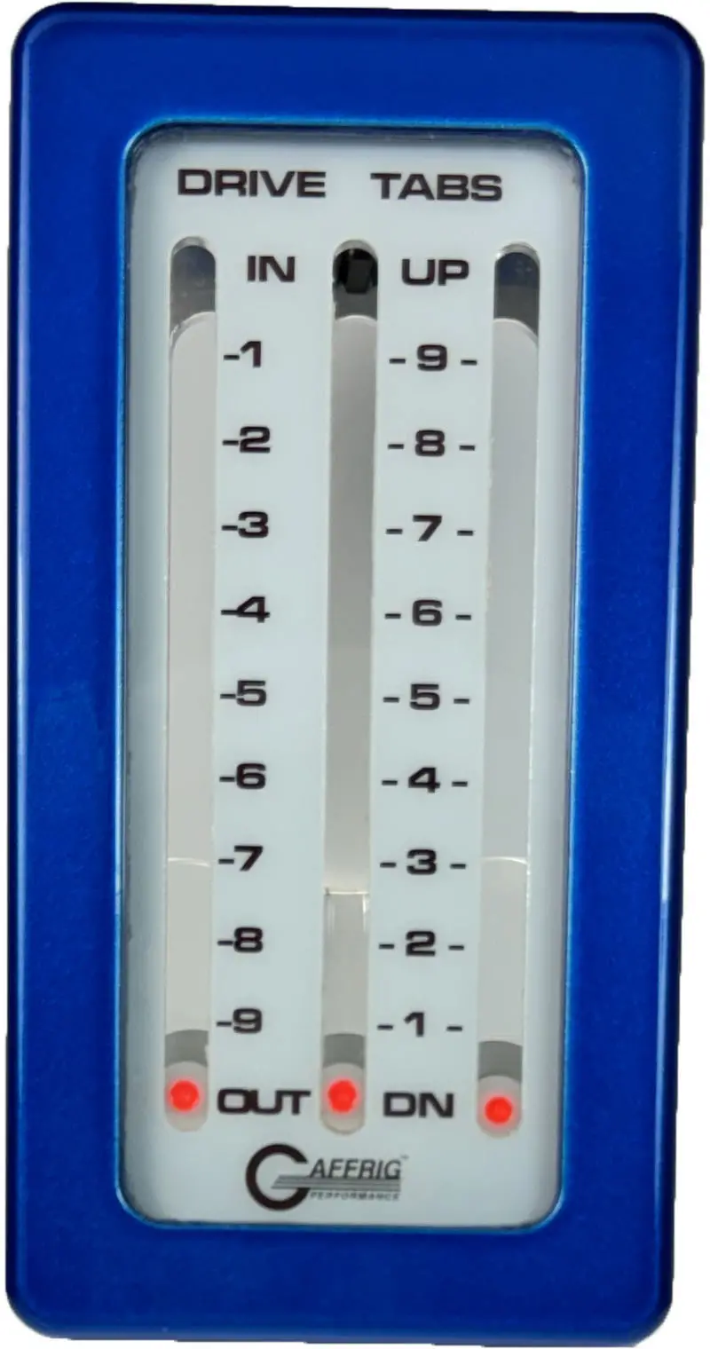 Gaffrig Part #204 Mechanical Indicator, 1 Drive/2 Tabs, Mercury- Card - White Card 1