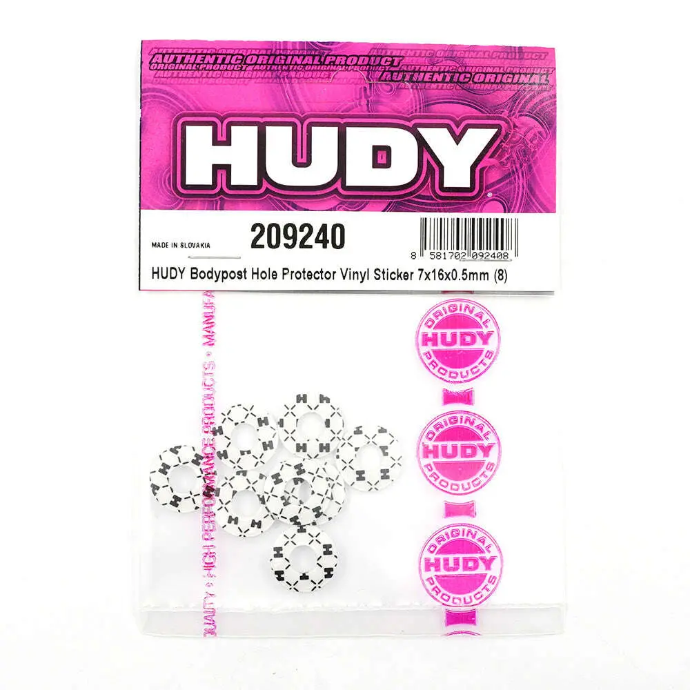 This Is Hudy 7X16x0.5Mm Body Post Hole Protector Vinyl Sticker 8 Pcs. 1