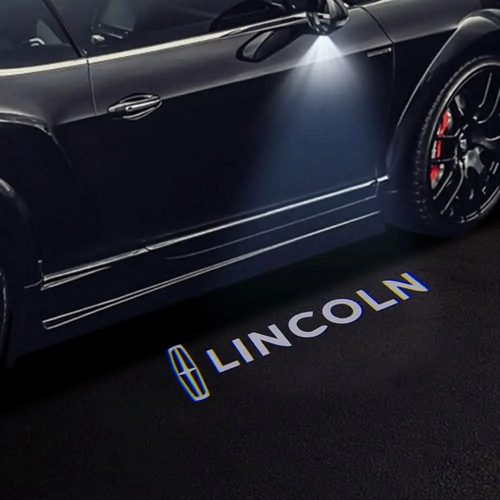 Lincoln Mkz Premium Side Wing Mirror Puddle Lights Multiple Designs 2014-2015 4