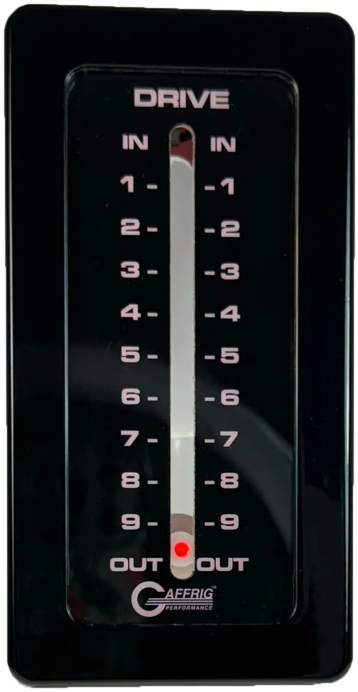 Gaffrig Part 210 Mechanical Indicator – Single-Drive Unit Featuring Mercury-Black Card Display