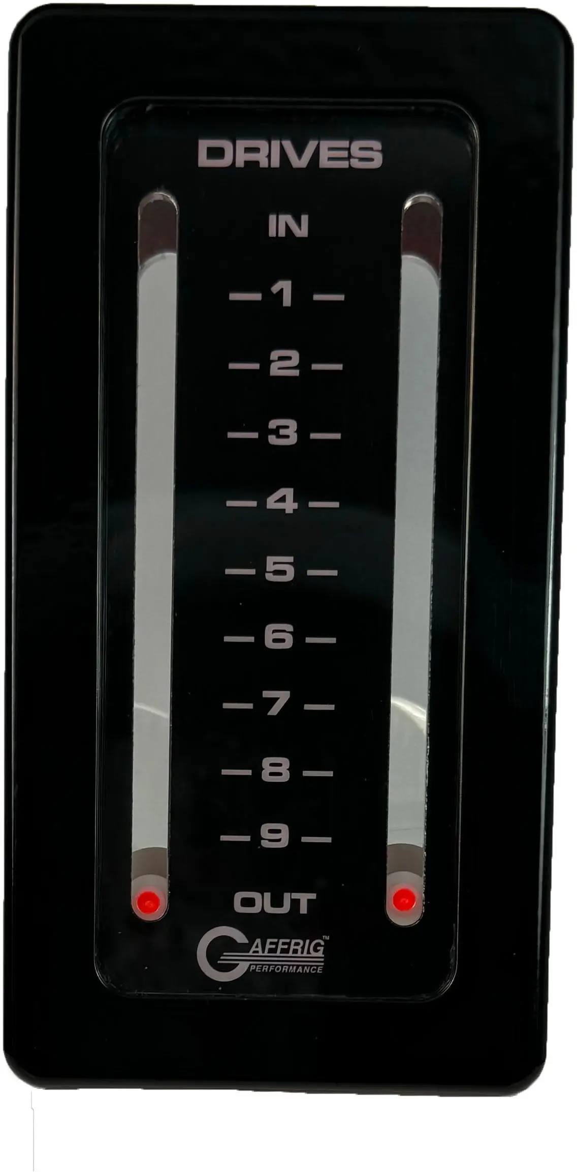 Gaffrig Model 211 Dual-Drive Mechanical Indicator with Mercury Card and Black Dial