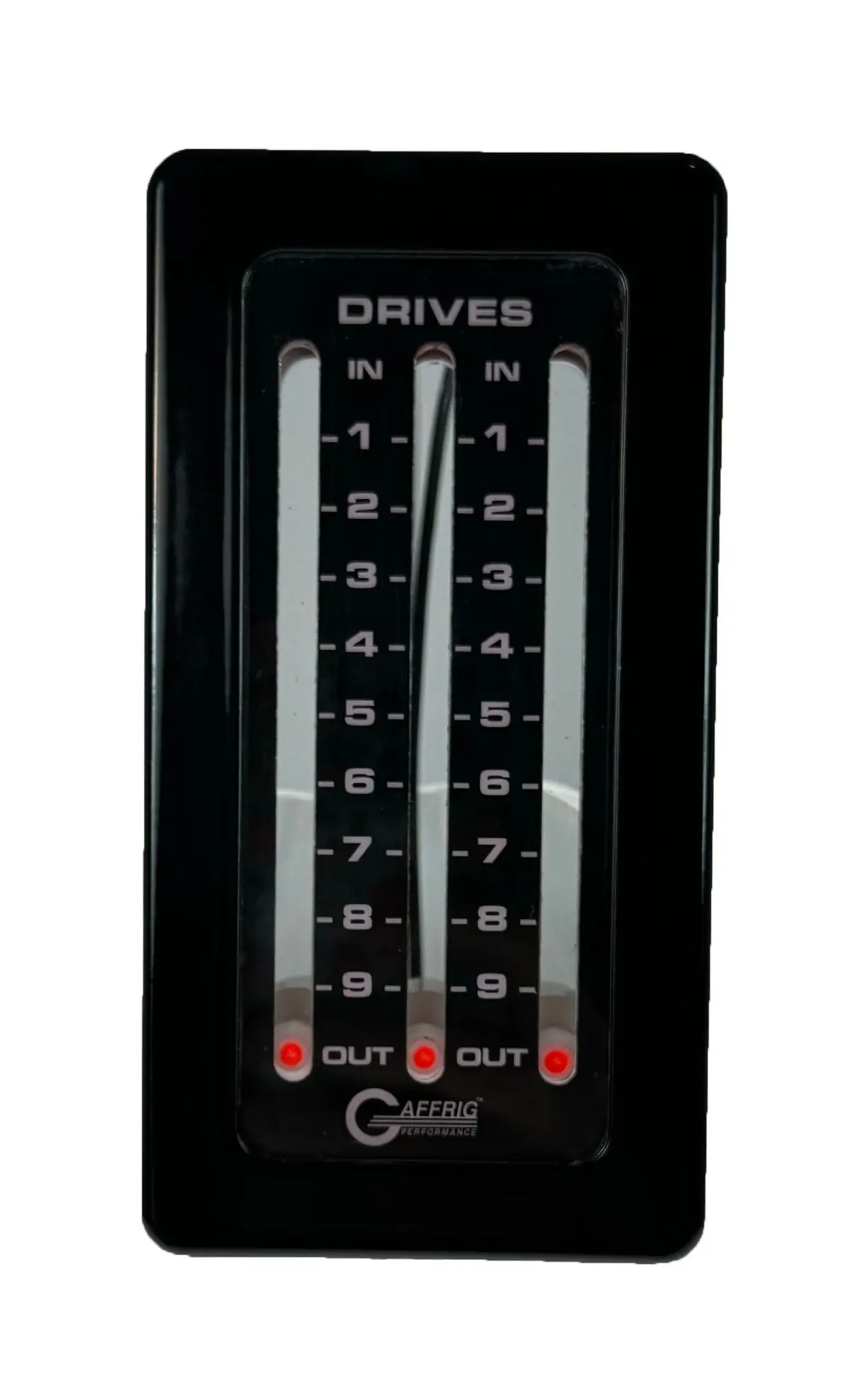 Gaffrig Model 212 Triple-Drive Mechanical Indicator with Mercury-Black Readout Card