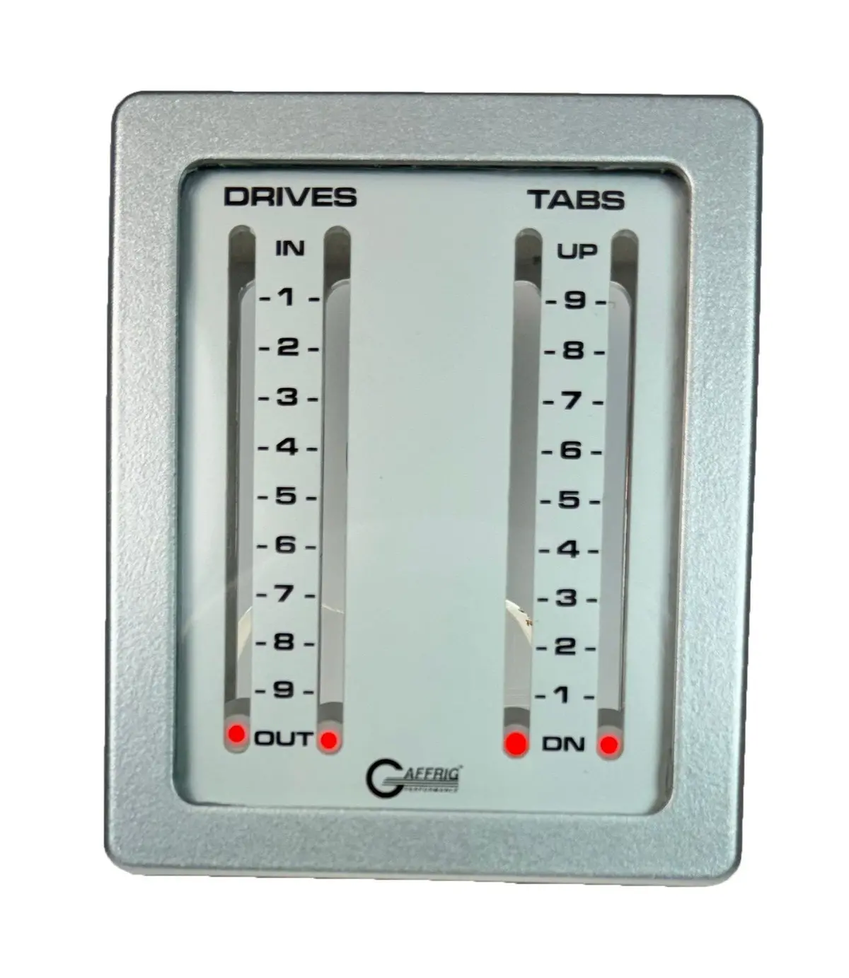 Gaffrig Model 242 Mechanical Indicator with Dual Drive, Dual Tab Mercury Card, and Platinum Dial