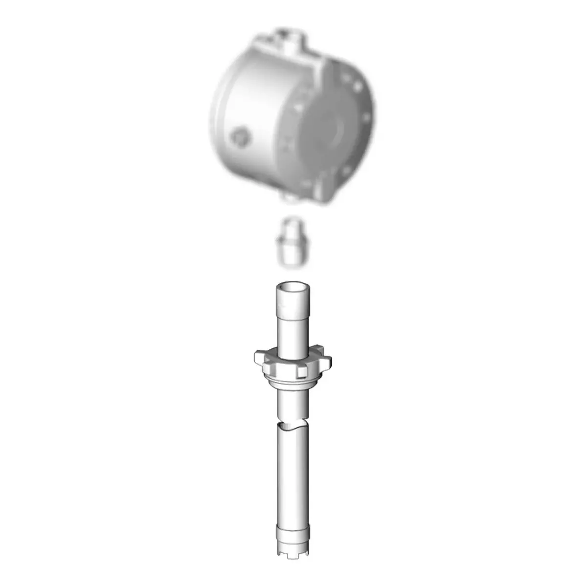 246419 - 208L (55 Gal) Feed Pump Tube With Inlet Ball Check 1
