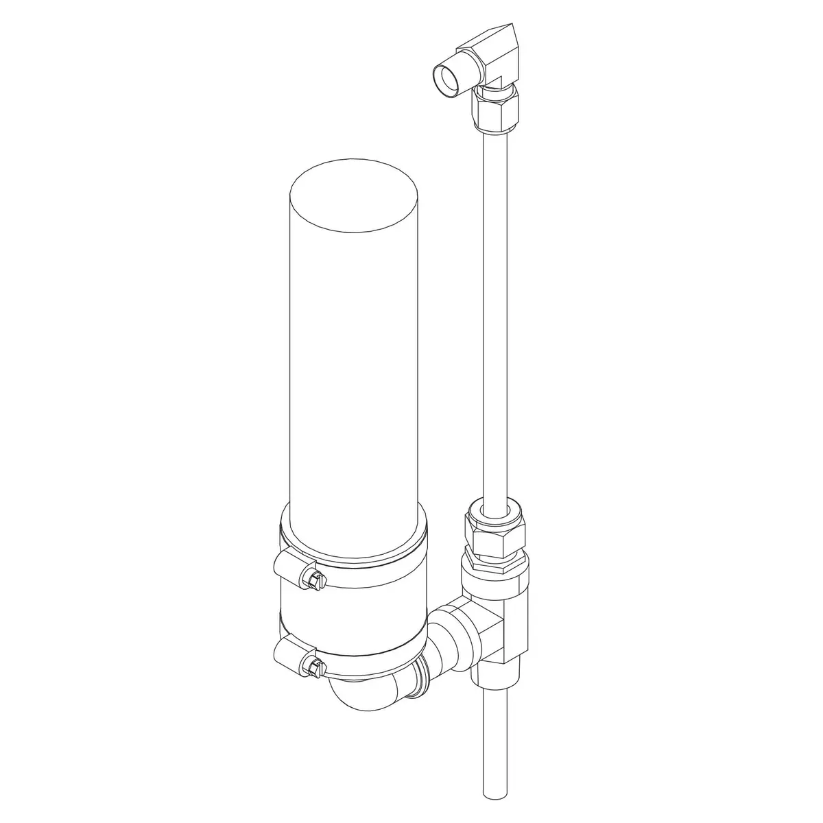 24E379 - Carbon Steel Return Tube Kit With Moisture-Loc Hose 1