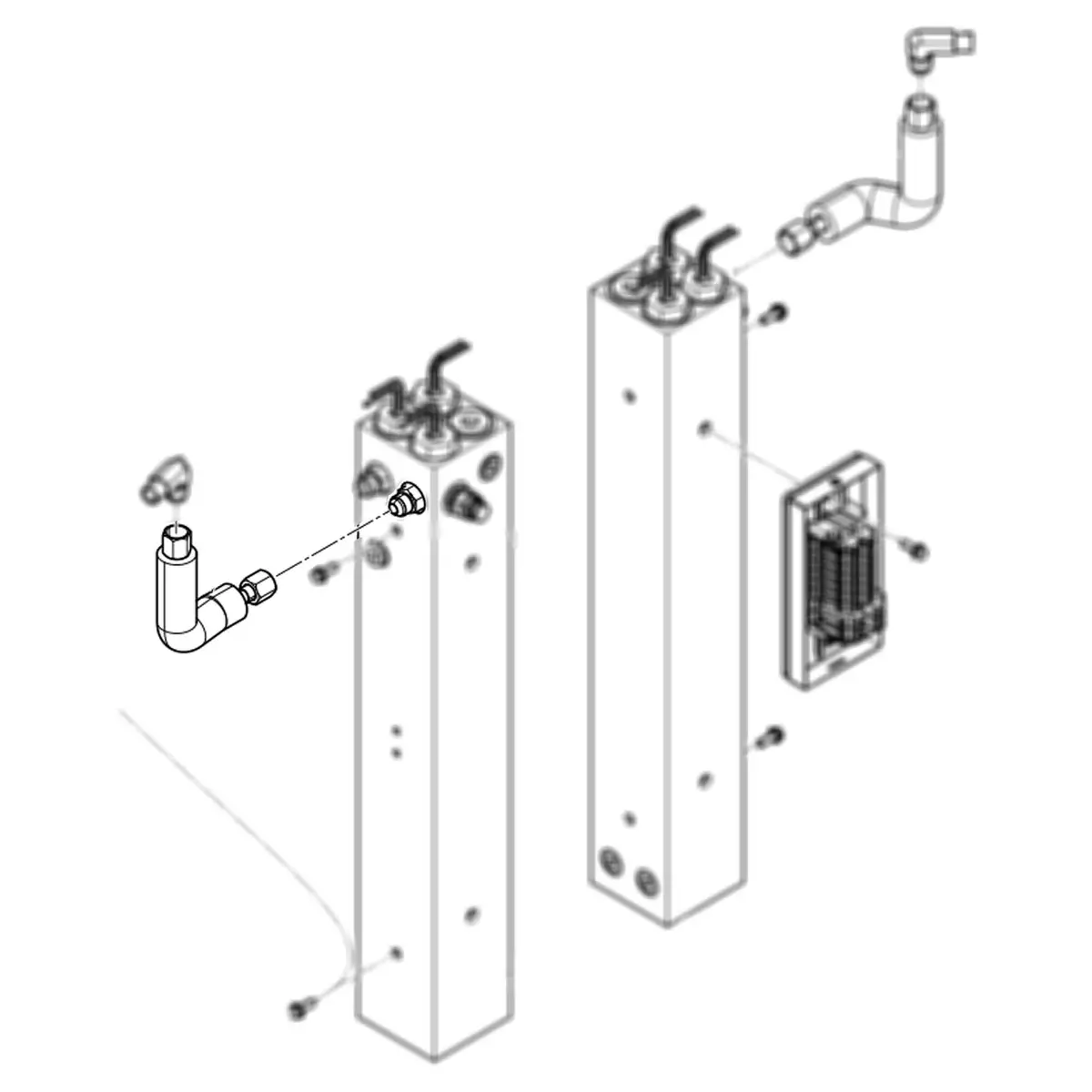 24U833 - Fluid Tube A, Inlet Kit 1