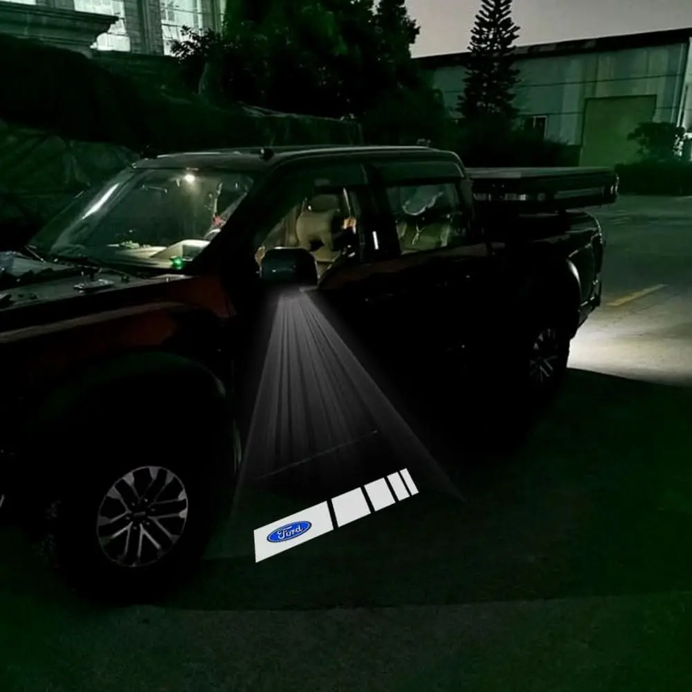 Premium Led Side Wing Mirror Projector Puddle Approach Lights For Ford F150 - 2015-2026 Including Lightning 36
