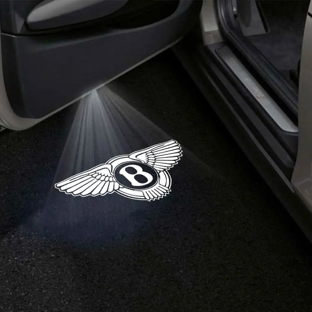 Bentley Continental Gt Premium Door Puddle Lights Multiple Designs 2003-2026 2