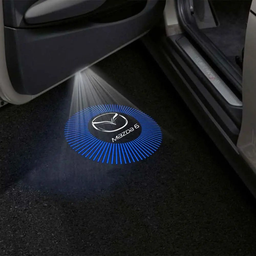 Mazda Ruiyi Premium Door Puddle Lights Multiple Designs 2009-2015 2