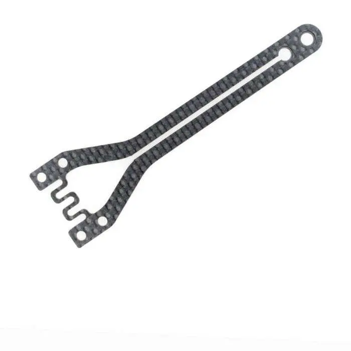 301079-K Xray X4 Glass Upper Deck - Split Front - Wave Soft 1
