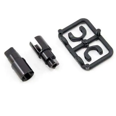 Xray T4 Alu Solid Axle Driveshaft Adapters - Hard Coated (2) 1